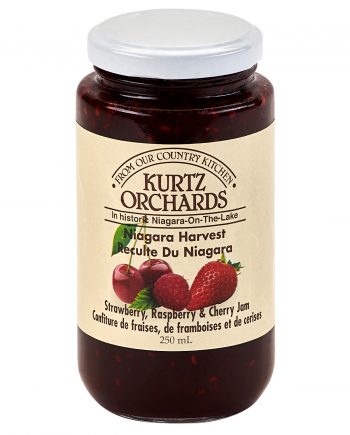 cherry raspberry strawberry jam