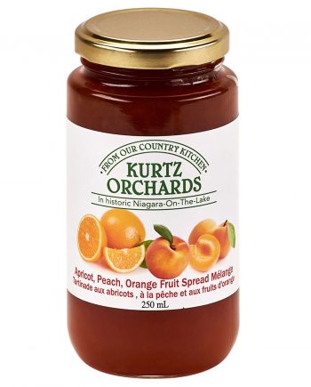 Apricot, Peach, Orange Fruit Spread Melange