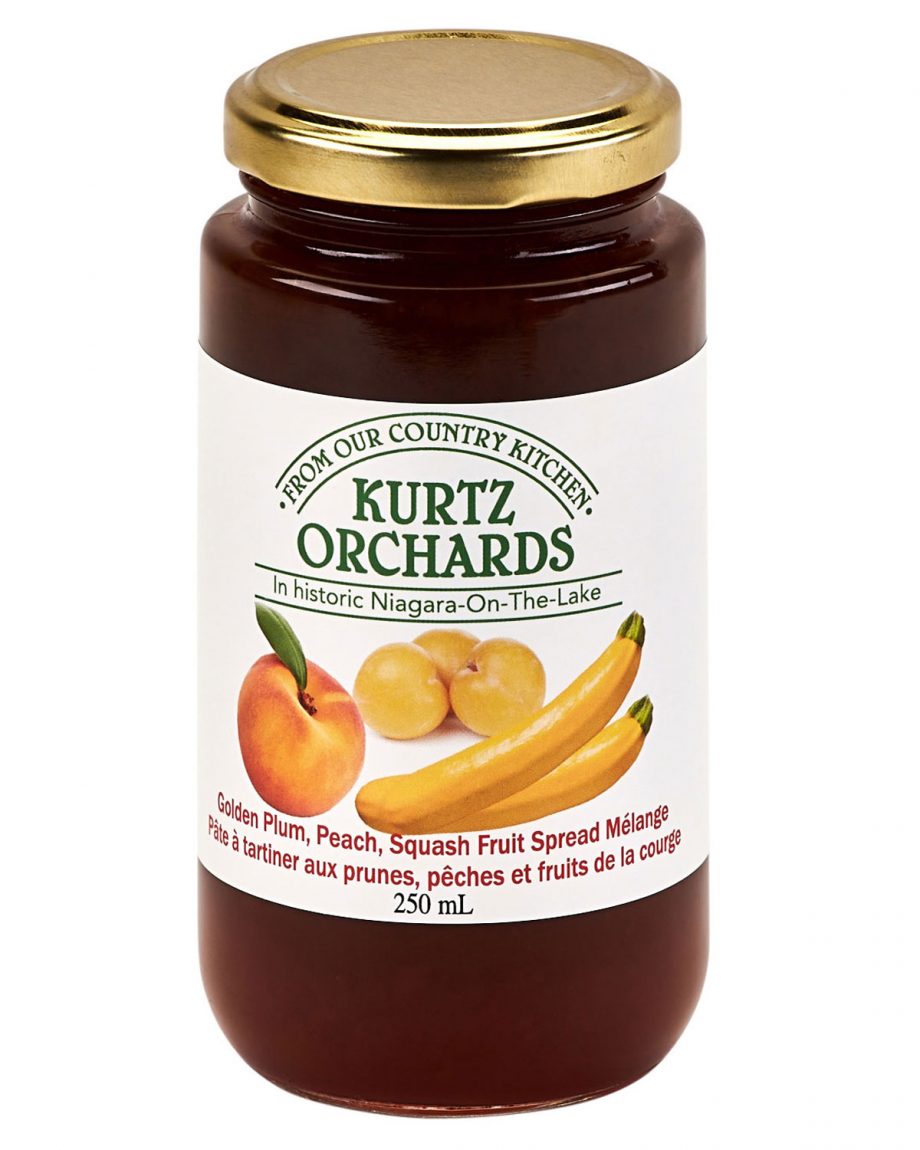 Golden Plum, Peach, Squash Fruit Spread Melange