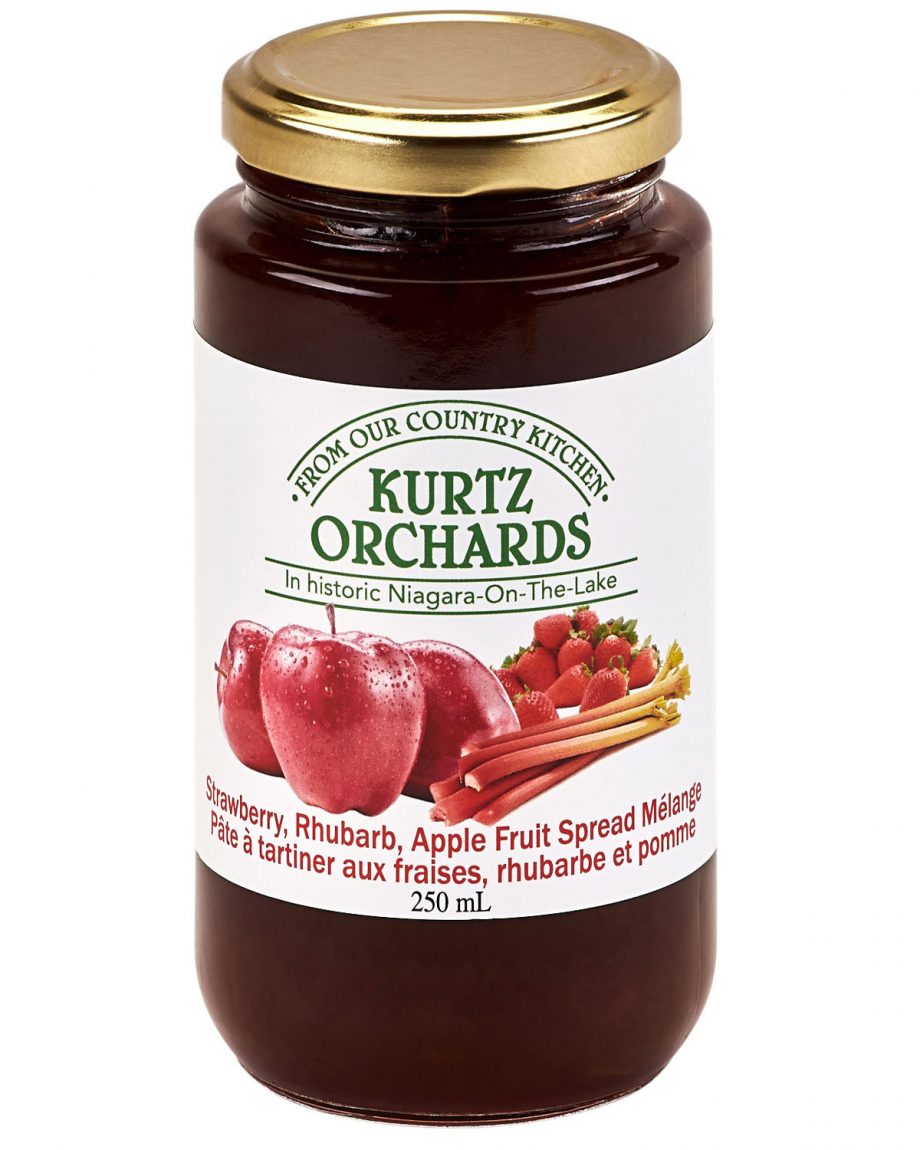 Strawberry, Rhubarb, Apple Fruit Spread Melange