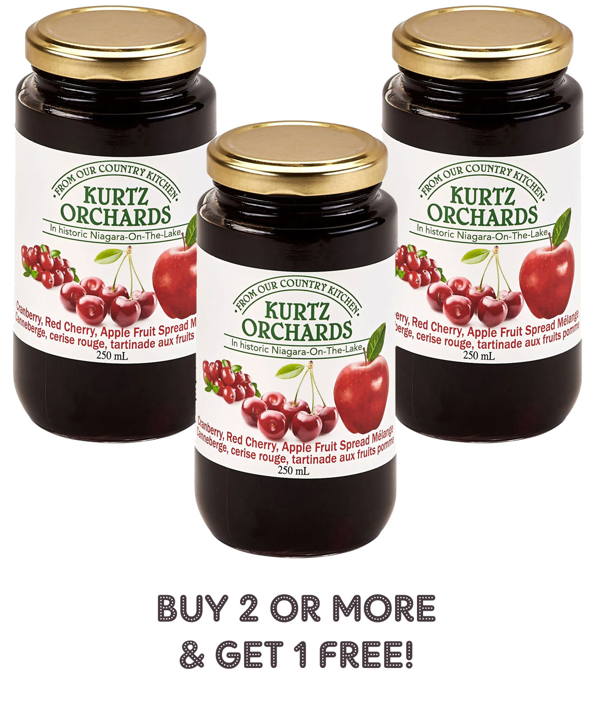 Cranberry, Red Cherry, Apple Melange Deal